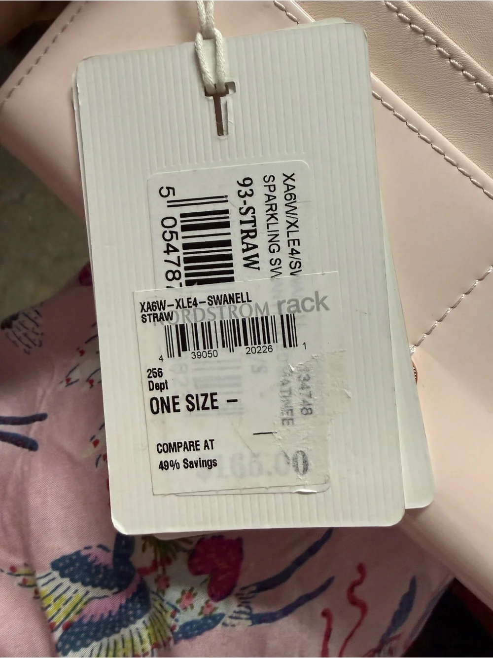 NWT Ted Baker Pink Gradient Swan Print Wallet
